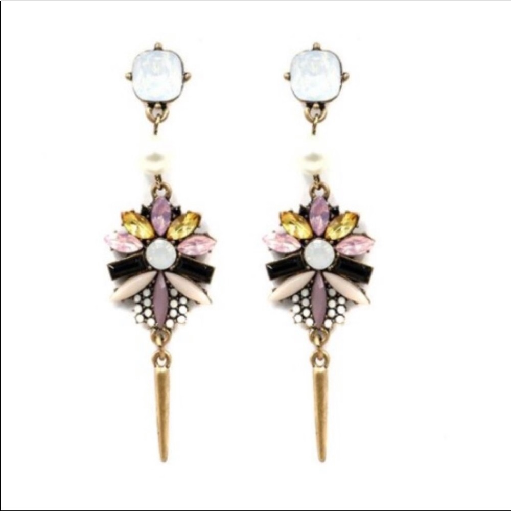 Boho Floral Drop Earrings